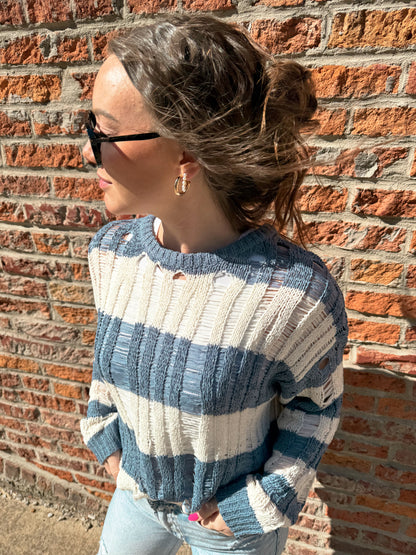 The It Girl Striped Sweater
