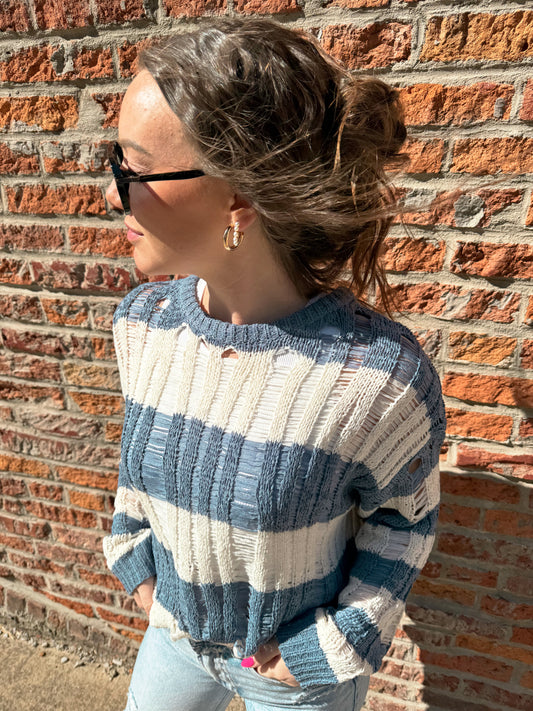 The It Girl Striped Sweater