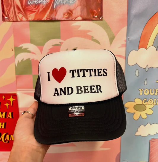 Titties & Beer trucker hat