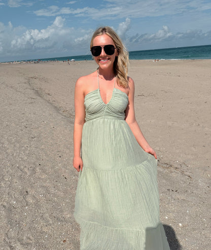 Catch a Wave Maxi Dress